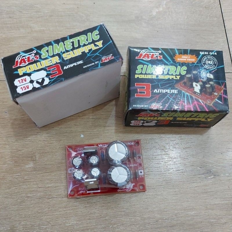 Rakitan Simetric Power Supply 3A 12V / 15V
