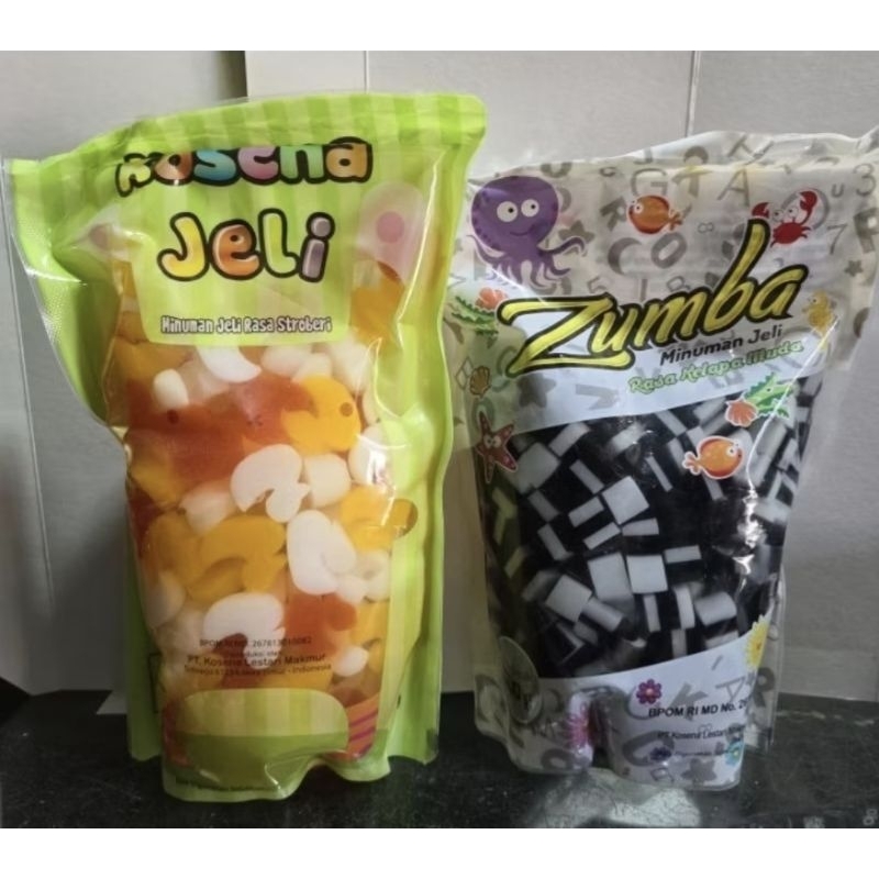 

Jeli kosena dan jelly zumba 500g (Bentuk acak)