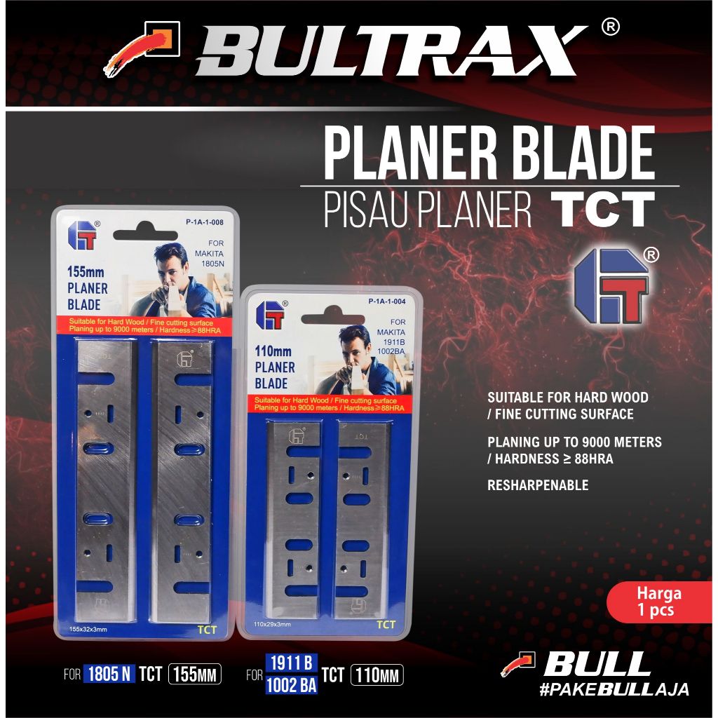 Bultrax GT TCT Planer blade 1805N & 1911B