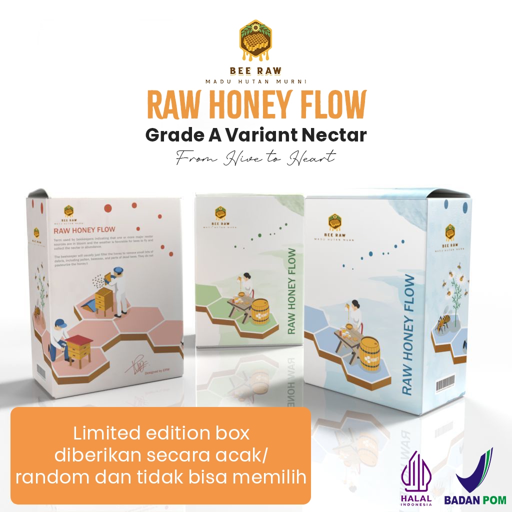 

Bee Raw Honey Flow Limited Edition Box