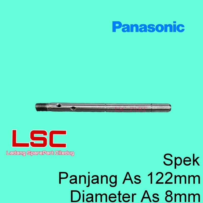 As Eksos Panasonic As Besi Kipas Angin Exaust KDK,National 8mm 12.2Cm Exos Blower