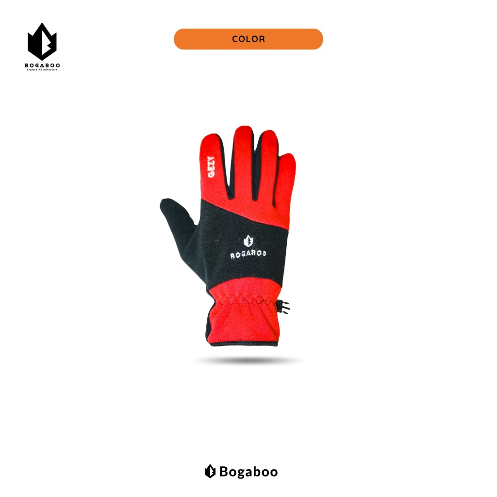 Bisa COD Sarung Tangan Gunung Bahan Polar Hangat - Glove - Sarung Tangan Hiking - Sarung Tangan