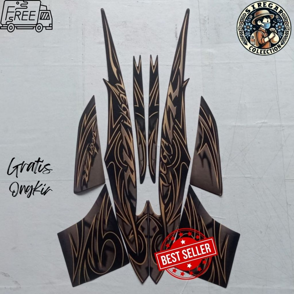 Stiker Striping Yamaha Vega ZR 2010  List Stiker Standar Vega ZR 2010  Striping Standar Vega ZR 2010