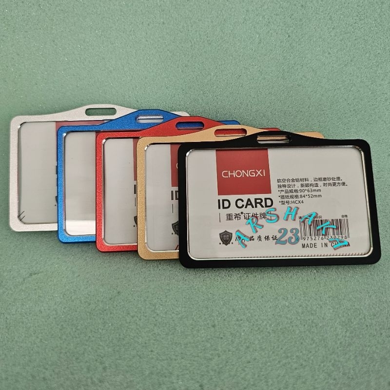 

Tempat Kartu Id Card Aluminium Horizontal