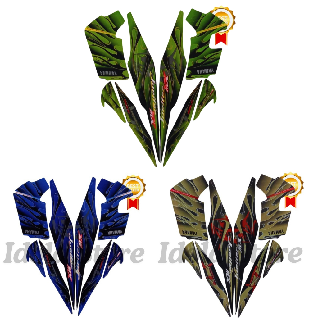 Stiker Striping Standart Motor Yamaha Jupiter MX 2008 Lis Les Body Jupiter MX 2008 Terbaik