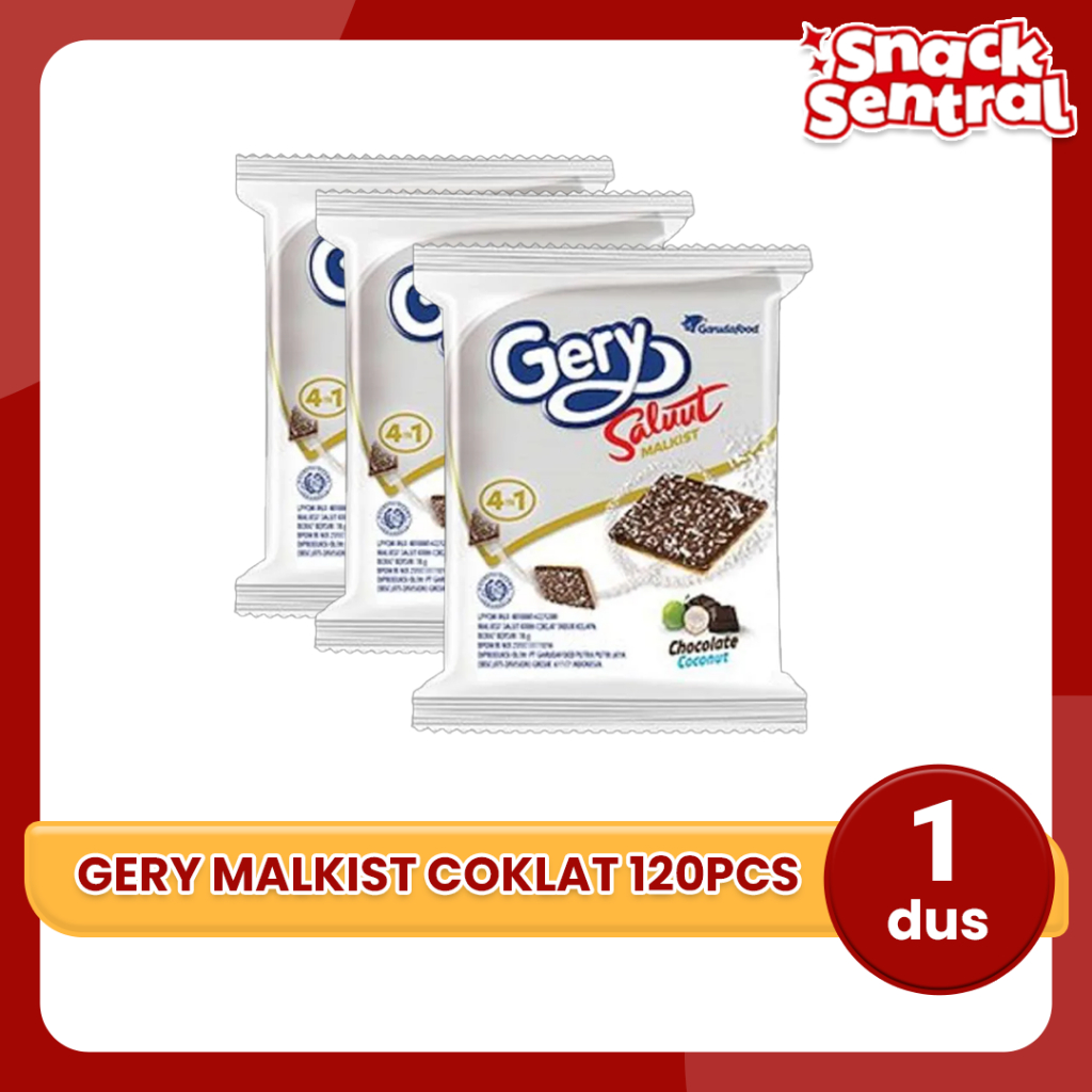 

Gery Saluut Malkist Coklat 120 Pcs