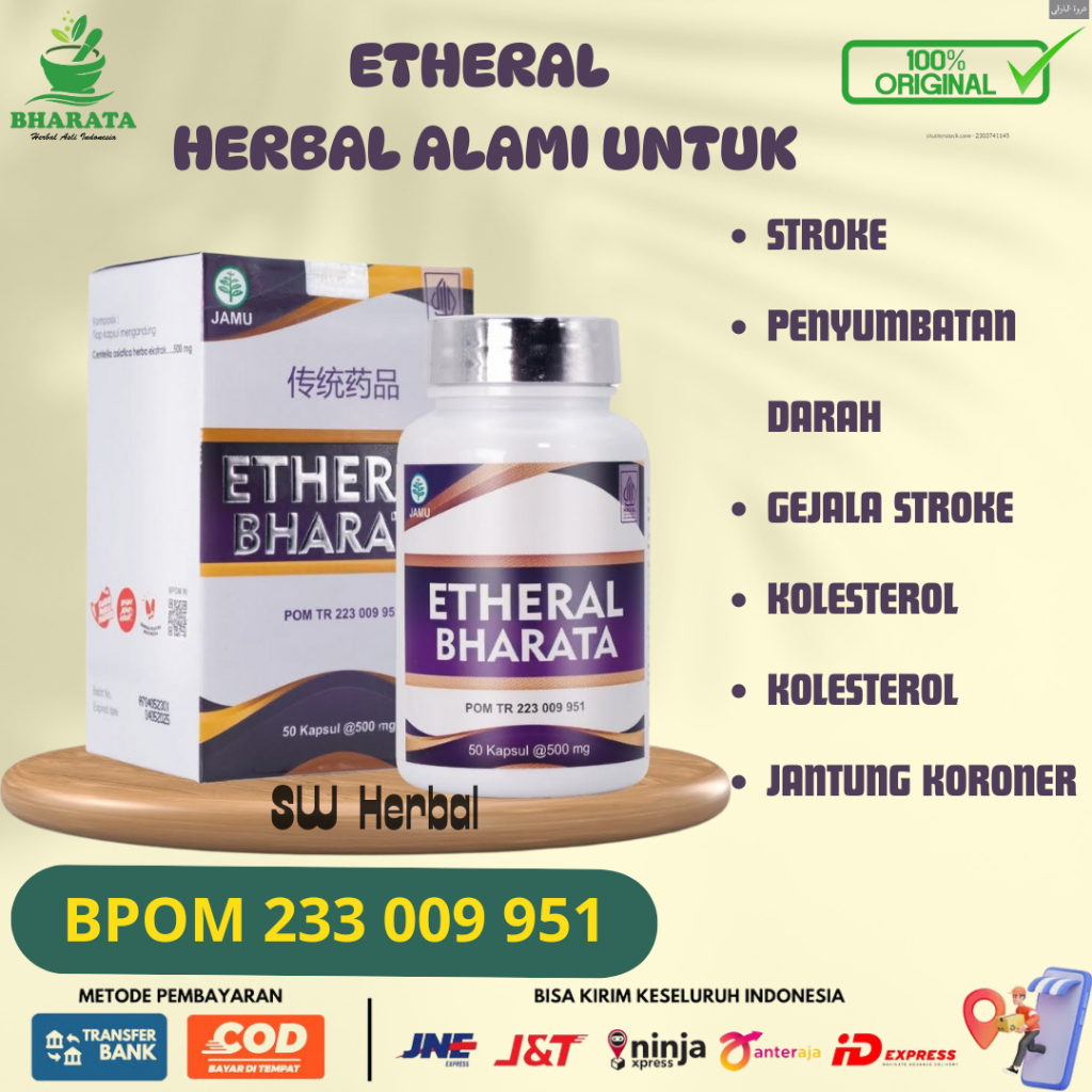 ETHERAL BHARATA Obat Herbal Epilepsi  Kejang Ayan
