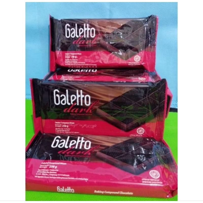 

Coklat Galleto Compound Dark Cooking Chocolate Coklat Masak Batangan