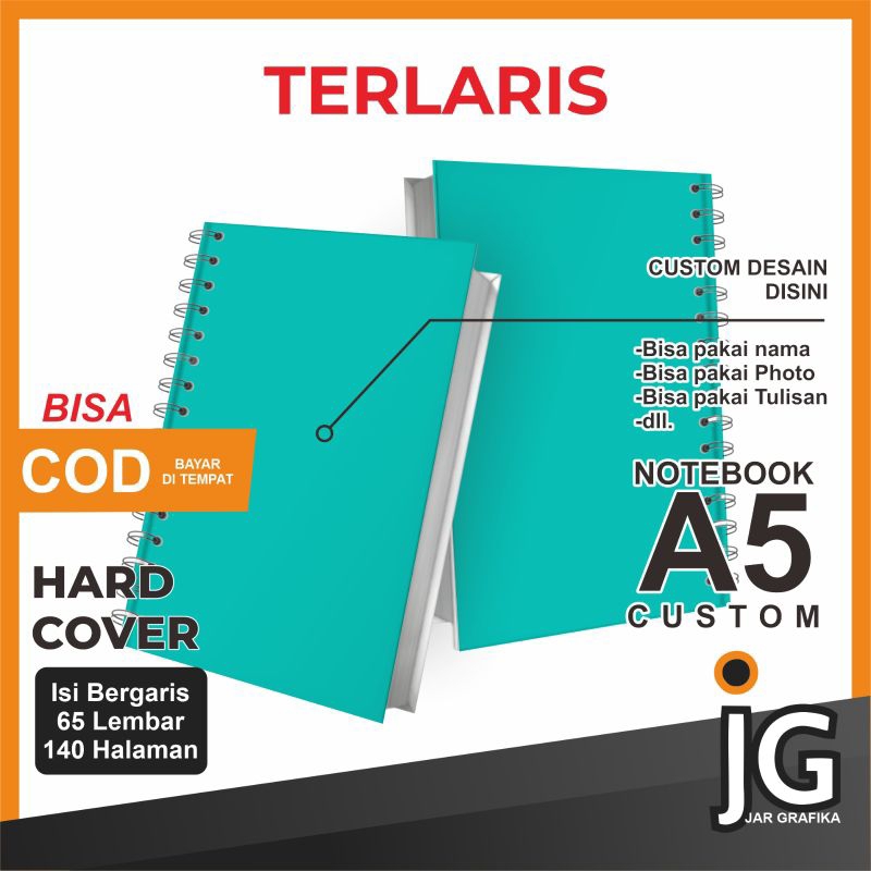 

BUKU CATATAN CUSTOM A5 HARD COVER / BUKU DIARY CUSTOM / NOTEBOOK A5 CUSTOM / BUKU HARIAN AESTHETIC / PLANNER / JURNAL