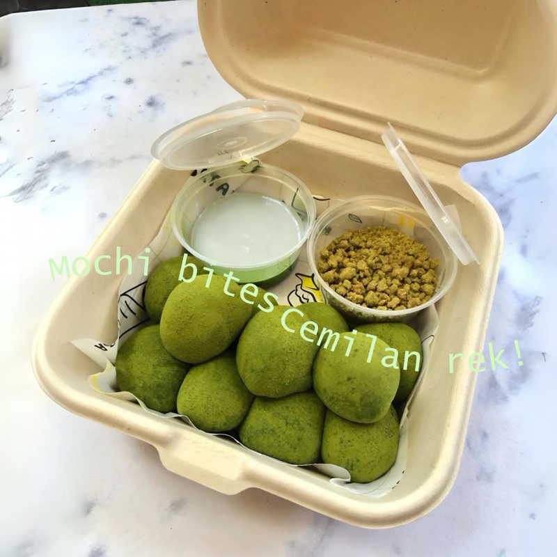 

Big mochi bite/bites Premium matcha/cokelat