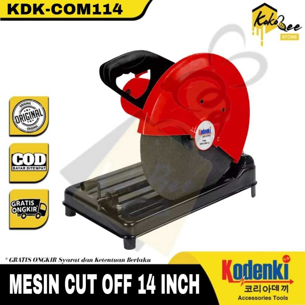 KODENKI Mesin Gerinda Potong 14 Inch Alat Gerinda Cut Off Wheel 14" Grinda Potong Besi Stainless Ste