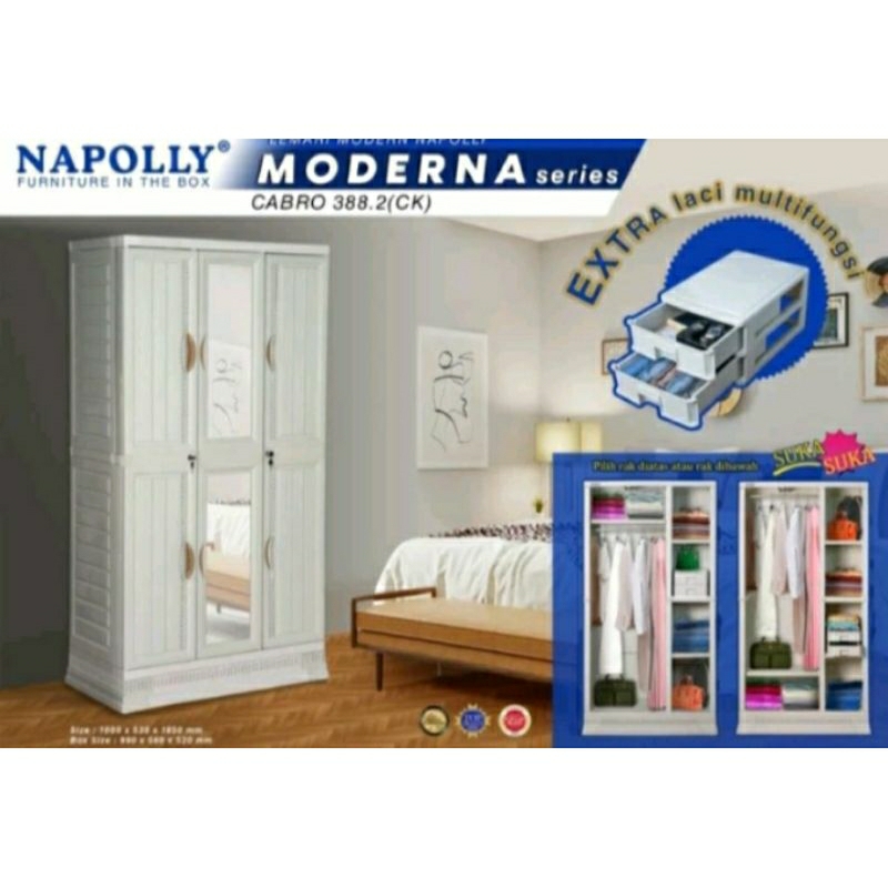 Lemari Napolly Cabro 382 2CK