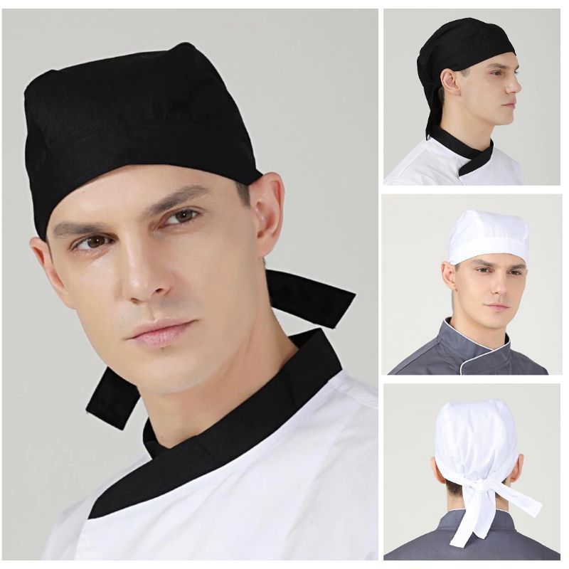 Topi koki ikat jepang topi chef jepang japanese sushi chef hat