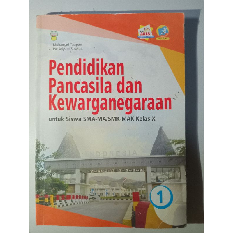 

BUKU BEKAS/BUKU SECOND PENDIDIKAN PANCASILA DAN KEWARGANEGARAAN/PPKN KELAS 10/KELAS 1 SMA/MA KURIKULUM 2013 PENERBIT YRAMA WIDYA