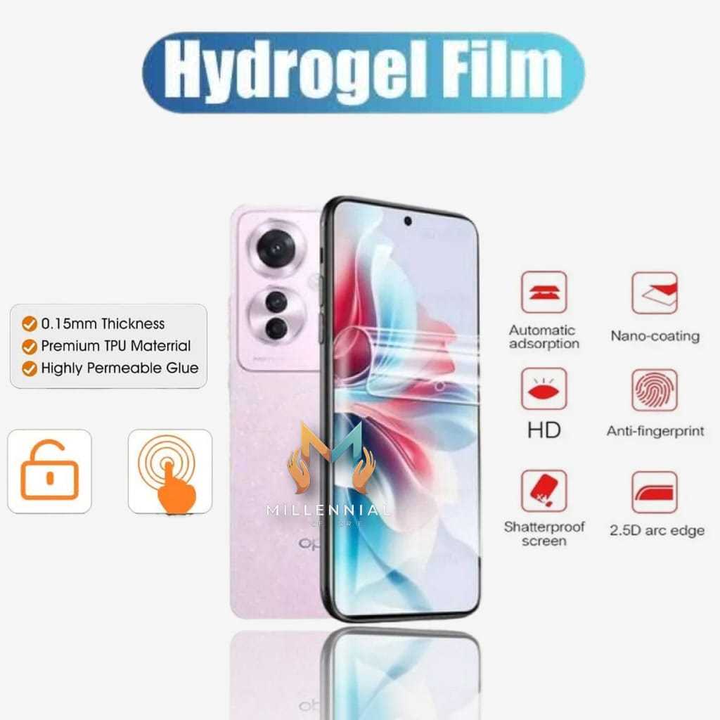 Anti gores jelly Hydrogel full screen Oppo Reno 11F 5G