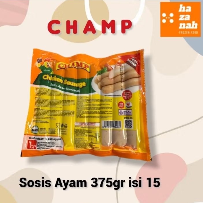 

Champ Sosis Ayam 375gr isi 15