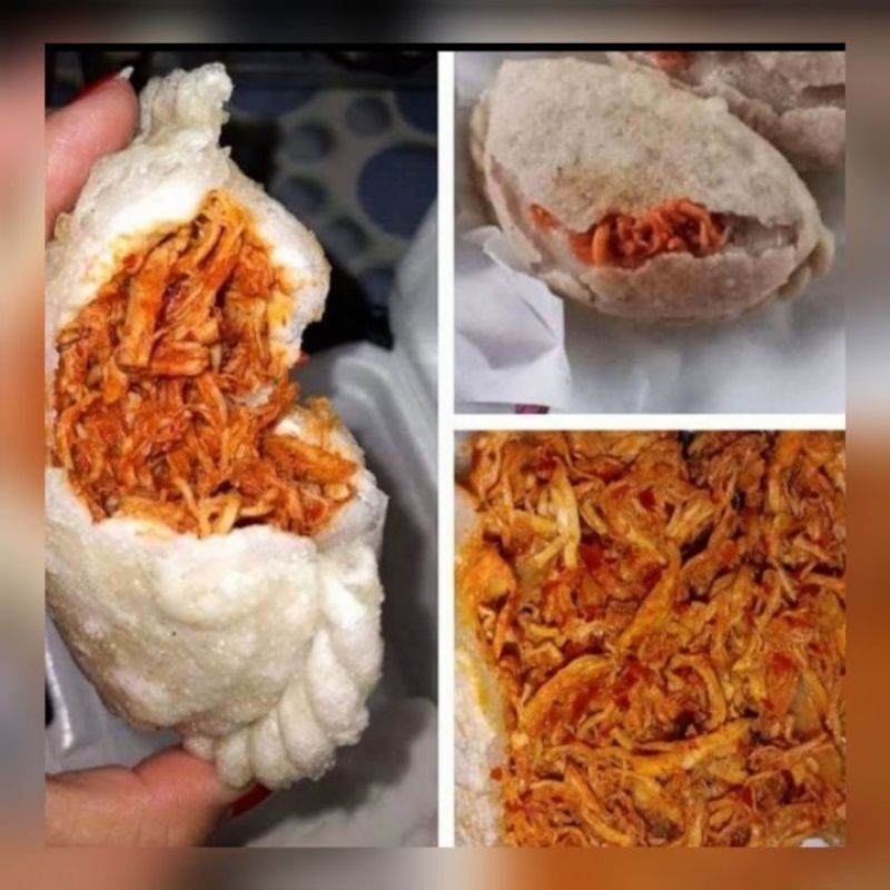 

Cireng isi ayam suwir pedas