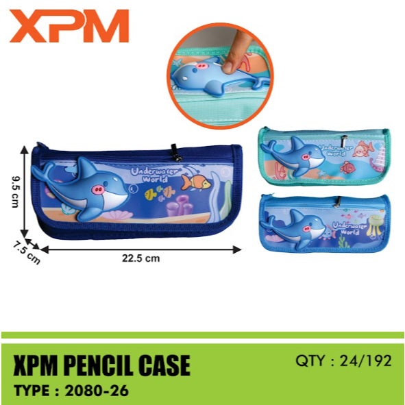 

FYM XPM PENCIL CASE RESLETING TYPE 2080-26 KARAKTER SHARK HIU