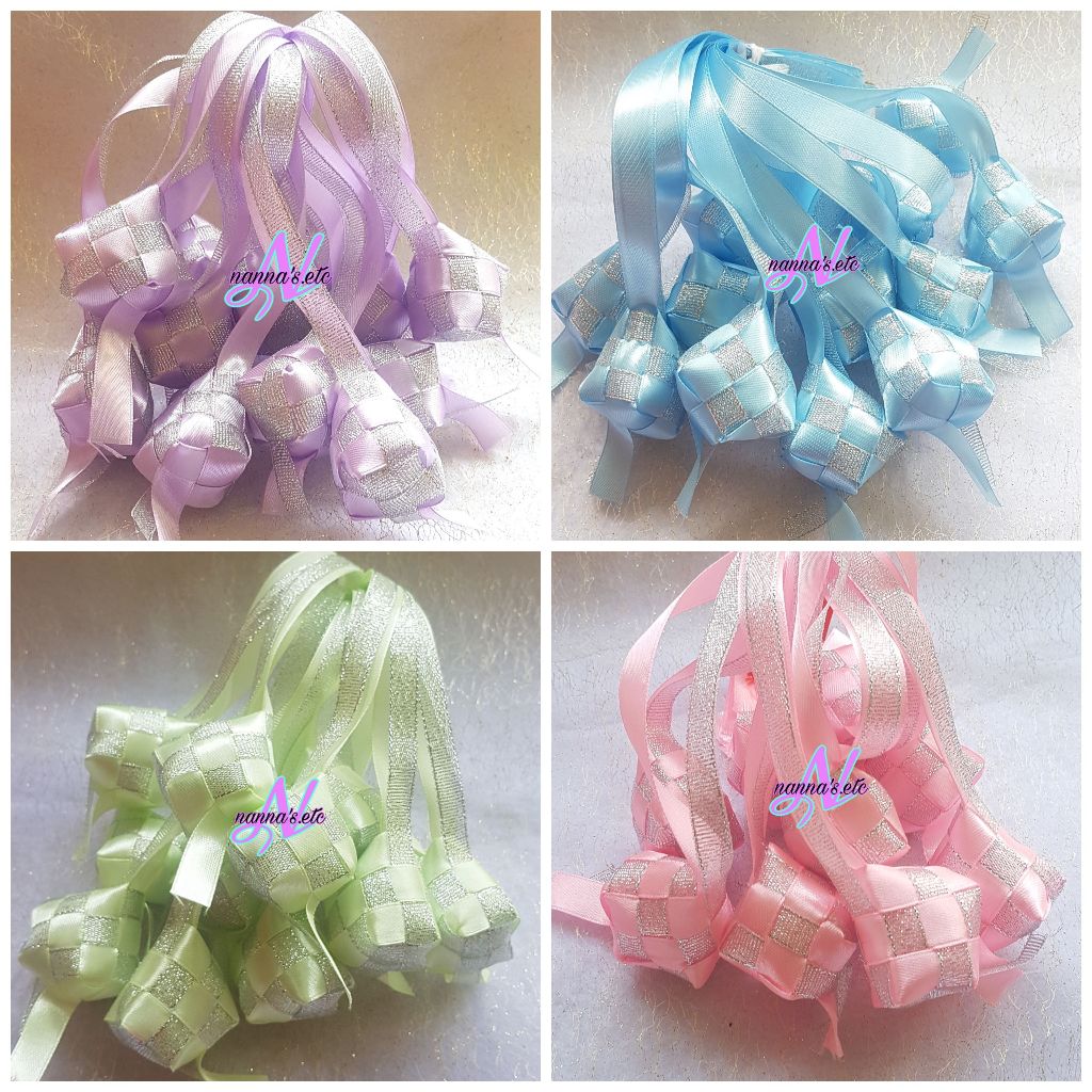 

Ketupat Hias | Ketupat Pita | Dekorasi Lebaran | Hiasan Hampers | 20pcs