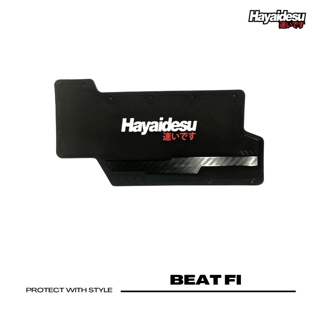 Honda Beat Fi 2013-2019/Vario Click 110 Fi Mud Flap Penahan Lumpur Motor Hayaidesu