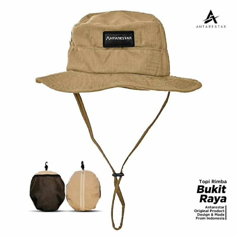 Topi rimba pria gunung topi outdoor topi gaul topi keren lipat antarestar