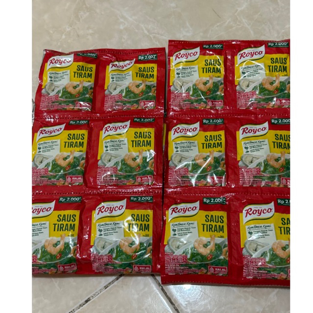 

Royko Saus tiram berat bersih 25 gram 1 pak isi 10 pcs