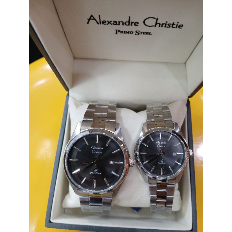 Jam Alexandre Christie/Jam Tangan couple/AC1027MD
