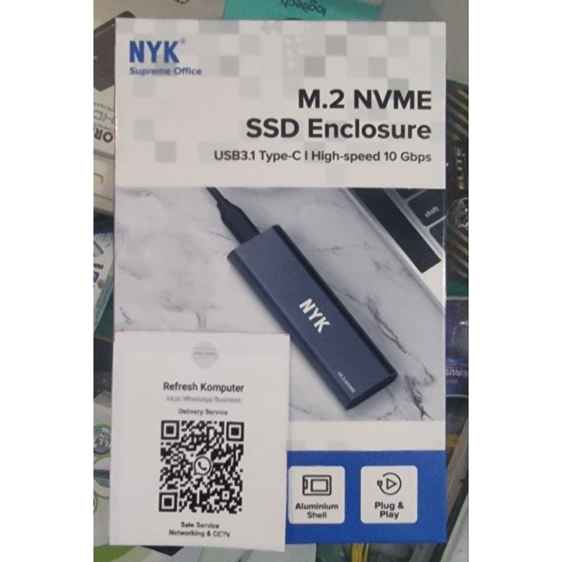 Case enclosure nvme m2 merk NYK