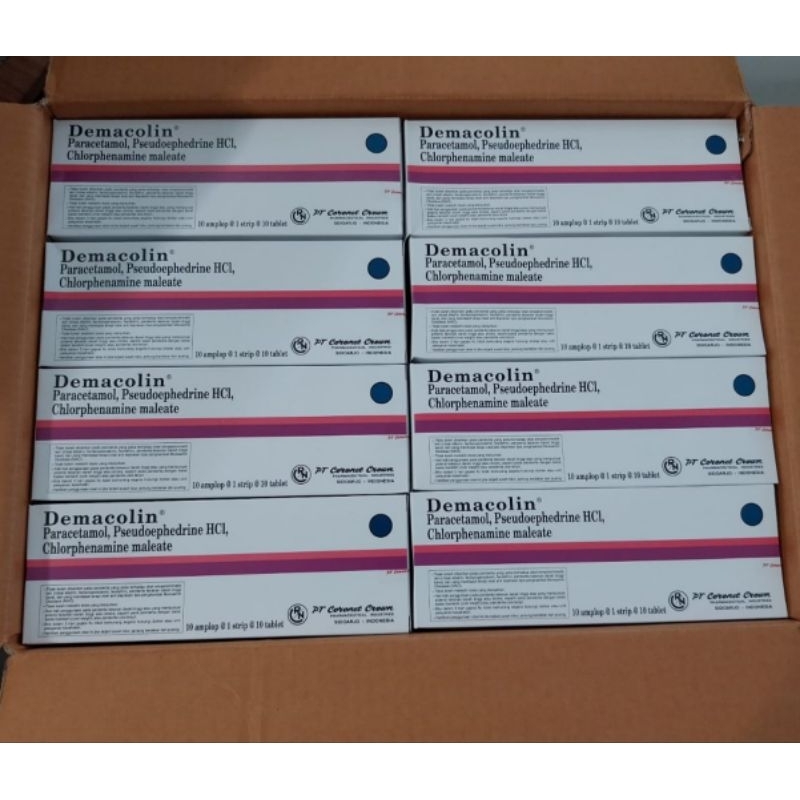Demacolin Tab / strip isi 10 tab