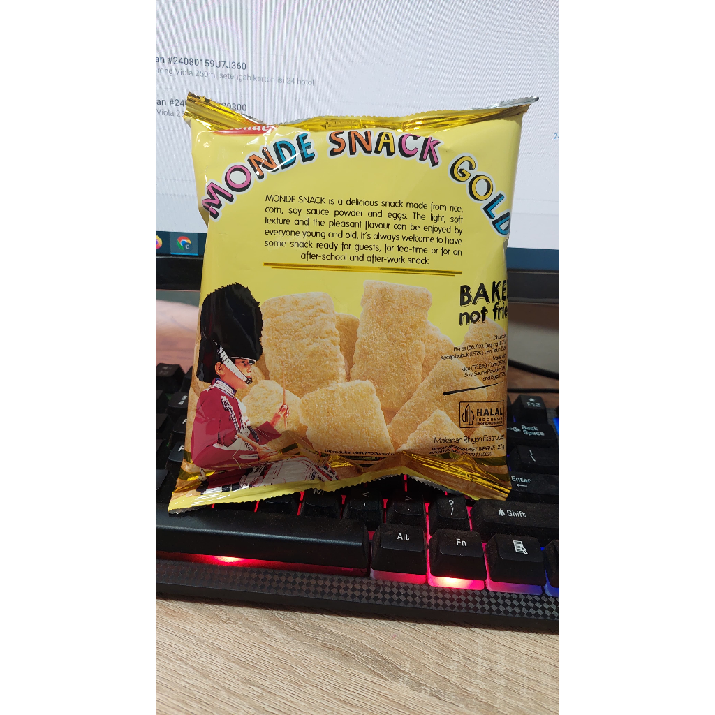 

Monde serena snack gold 25g