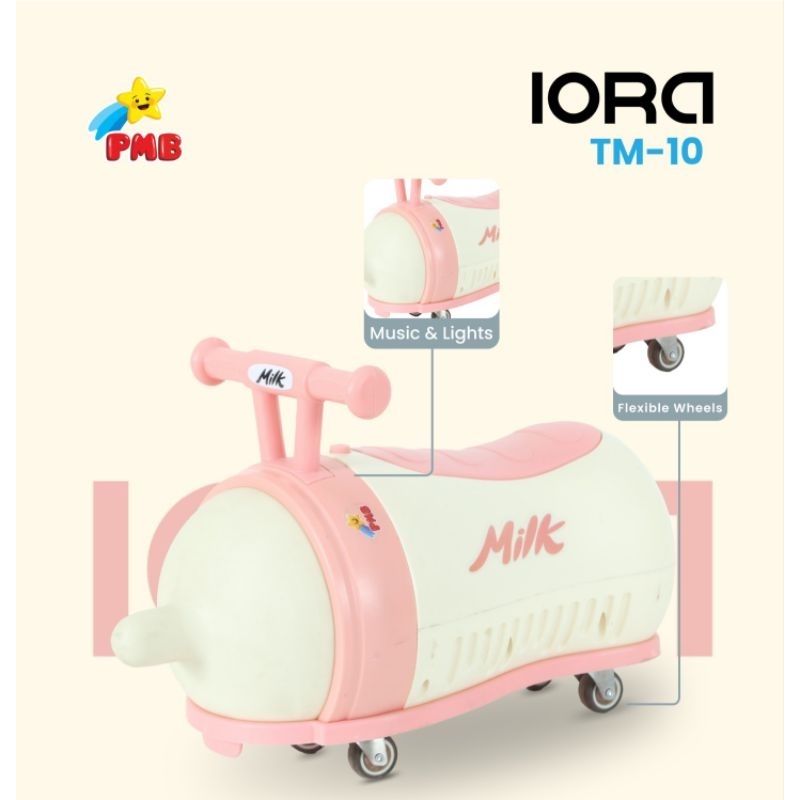 Pmb tm 10 Sepeda Anak Balance Bike Pushbike IORA mobil dorong ride on susu botol mainan anak