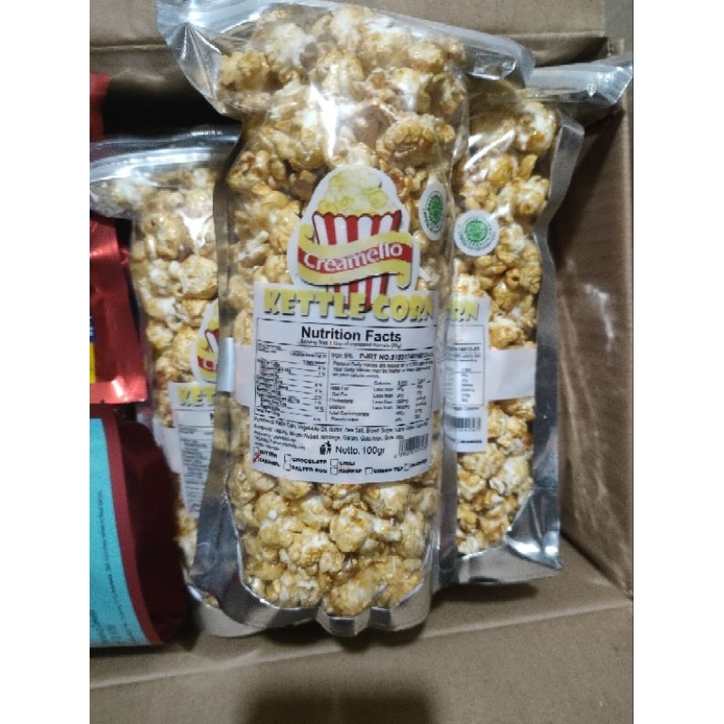 

Popcorn caramel creamello