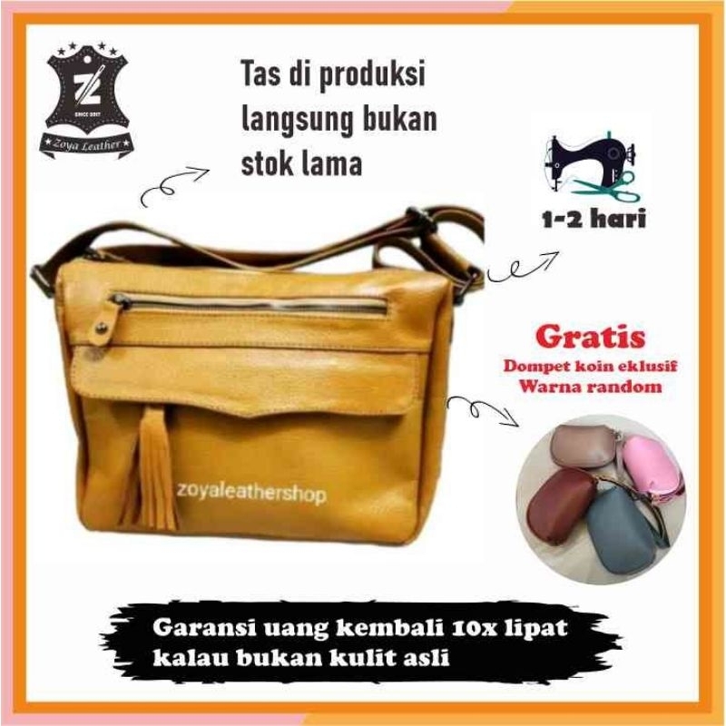 TAS WANITA KULIT ASLI PAPIRUT