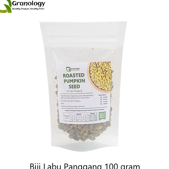 

TERKENAL Roasted Pumpkin Seed Biji Labu Oven 1 gram by Granology