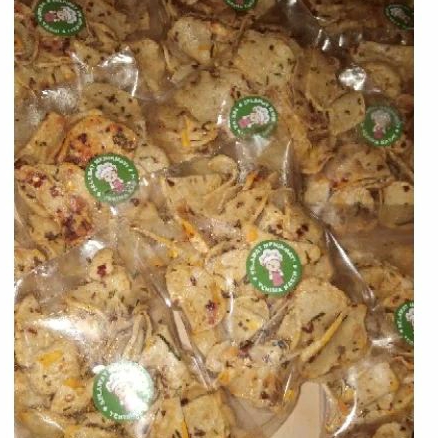 

Keripik Basréng Kriuk Daun Jeruk