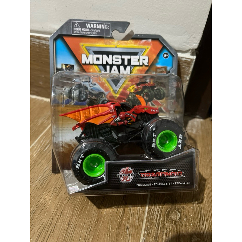 dragonoid monster jam bakugan velg hijau