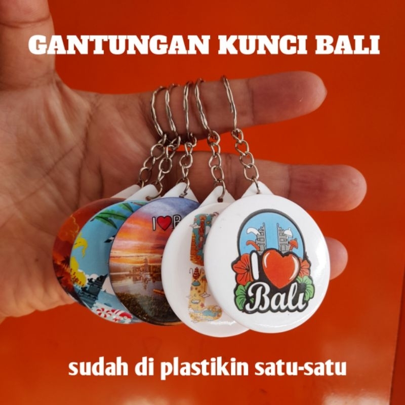 ISI 50 PCS SOUVENIR GANTUNGAN KUNCI BALI OLEH-OLEH BALI keychain bali