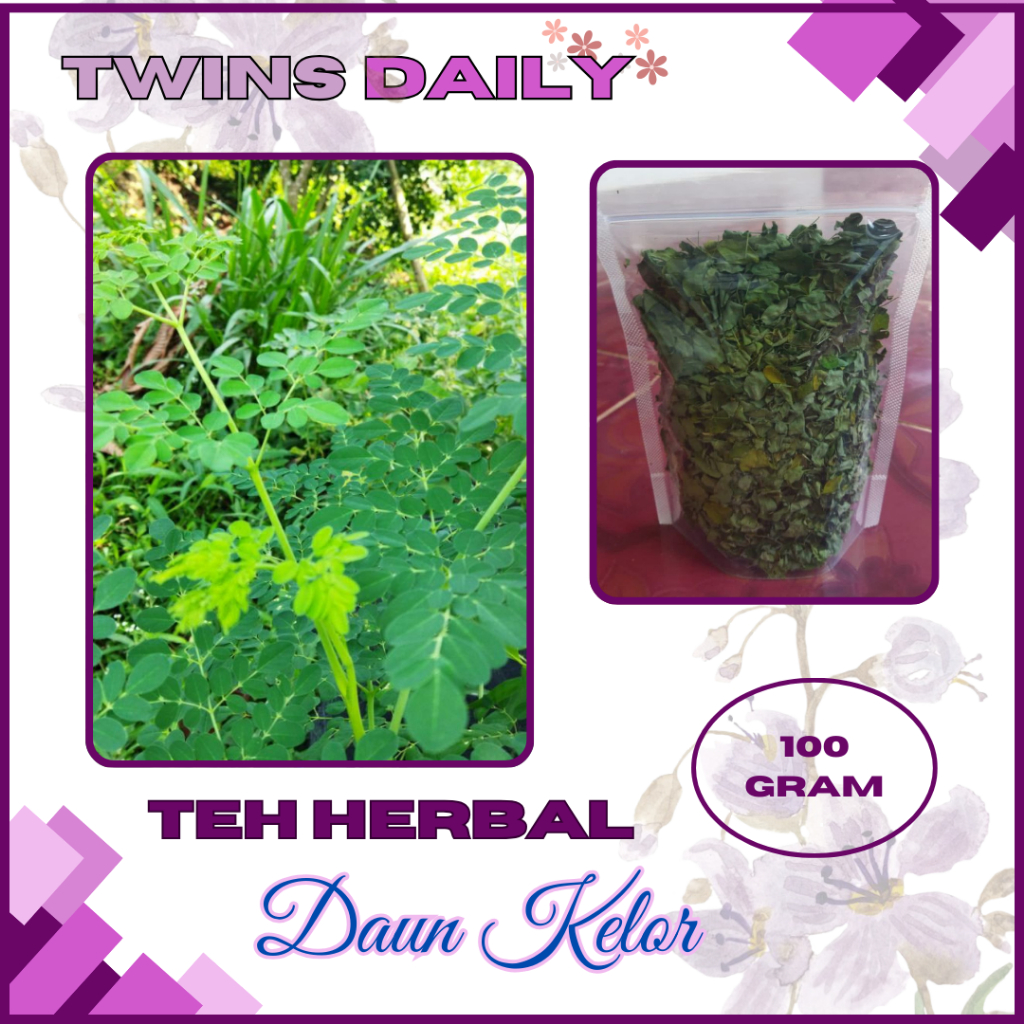 

TD || 100 Gram Daun Kelor Kering Teh Daun Moringa