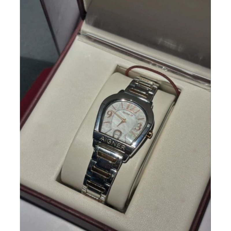 PRELOVED Aigner Forli Ladies Watch in Silver Gold