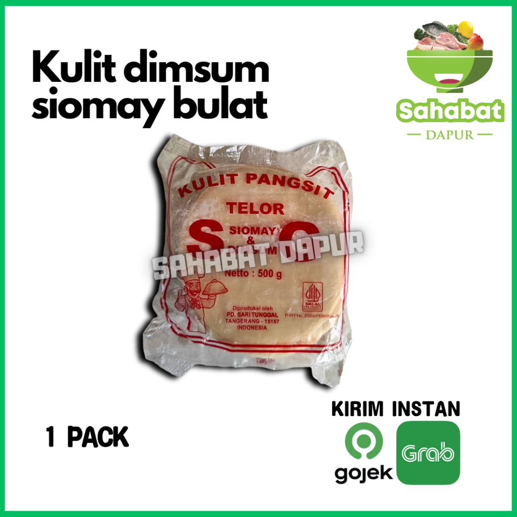 

Dimsum Kulit Siomay Bulat 1 pack - Sahabatdapur