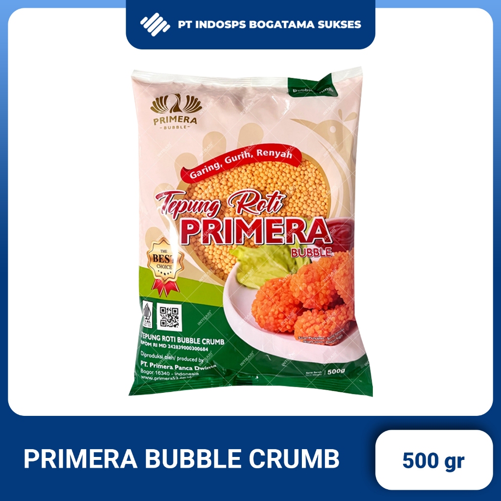 

Primera Bubble Crumbs / Tepung Roti / Tepung Bubble / Krispi 500g