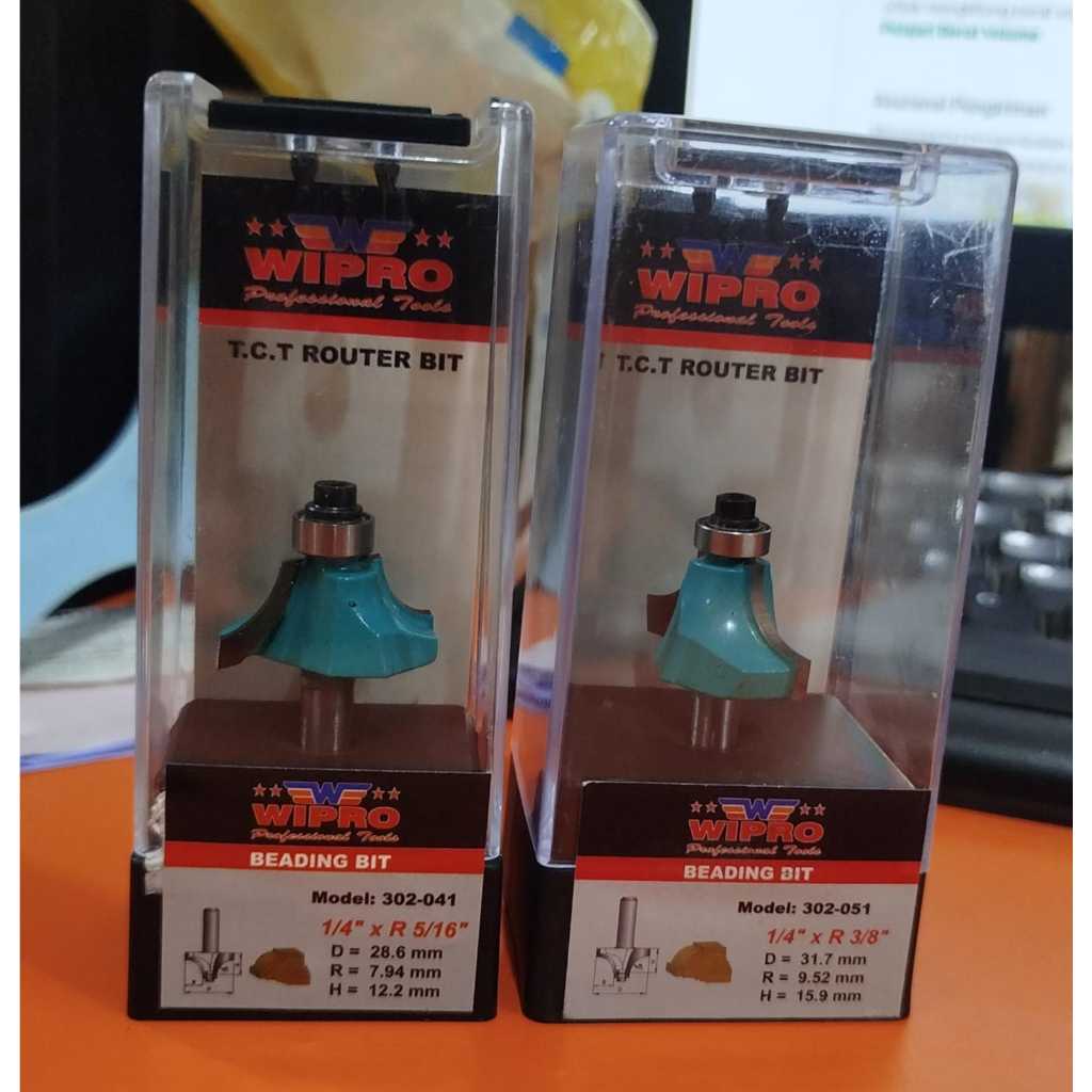 WIPRO MATA PROFIL ROUTER BEADING BIT WIPRO