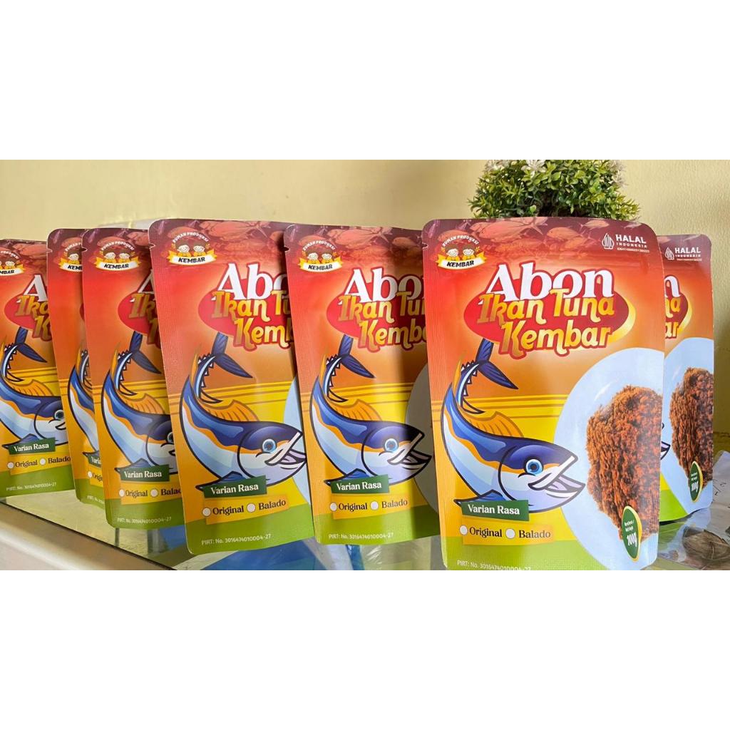 

Abon ikan tuna rasa original balado premium oleh oleh khas Bontang