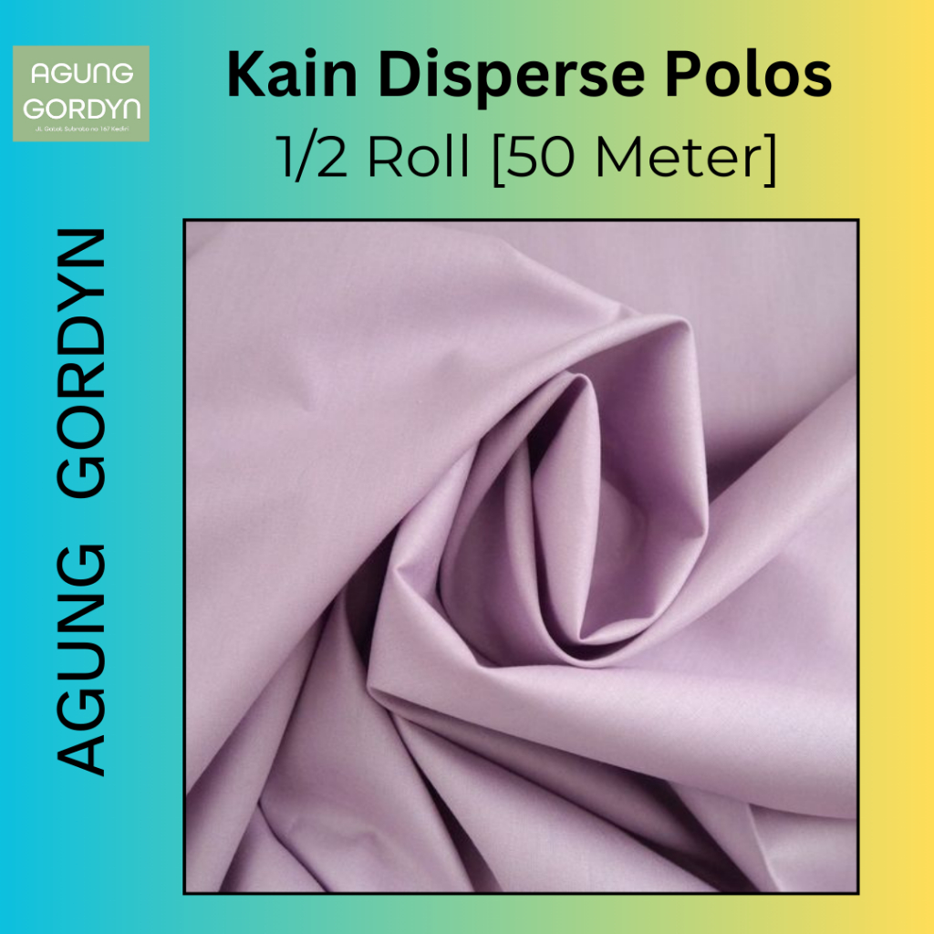 KAIN DISPERSE POLOS 100GSM L240 - KAIN MICROTEX POLYMICRO 50 METER PESANAN