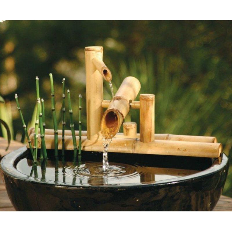 pancuran kolam ikan minimalis, pancuran kolam ikan terlaris, pancuran kolam ikan dari bambu, hiasan 