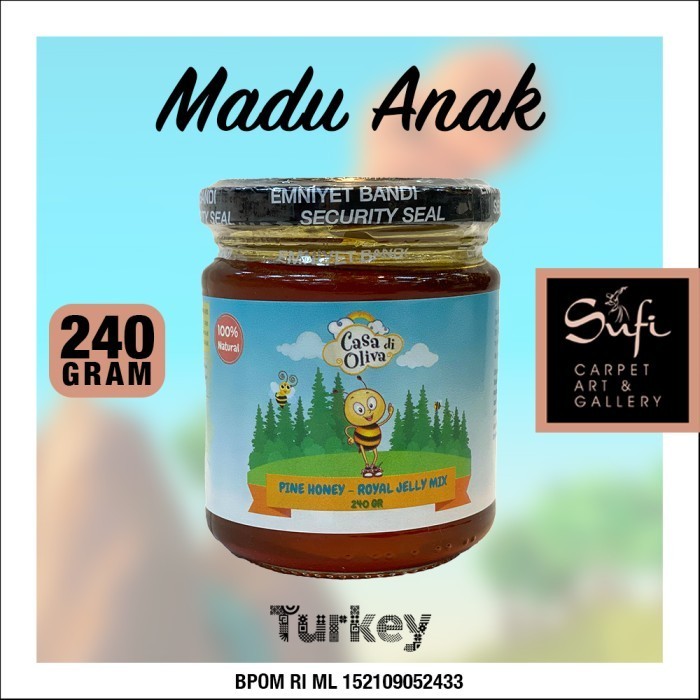 

Madu Anak Herbal Casa Di Oliva Pine Honey - Royal Jelly Mix Turki