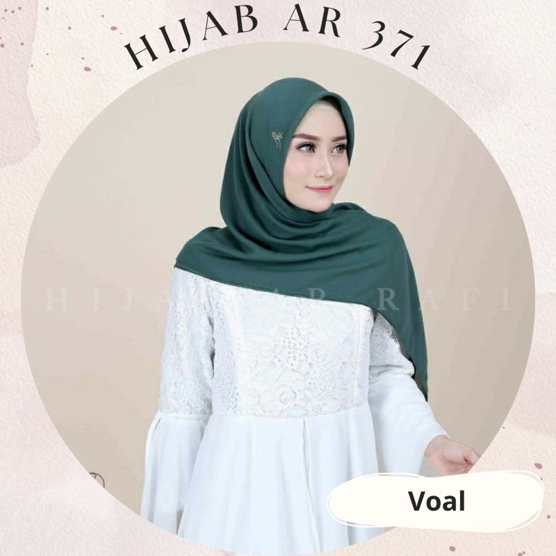HIJAB AR 371 JILBAB HIJAB KERUDUNG SEGI EMPAT ARMY BELLA SQUARE HIJAB ARRAFI