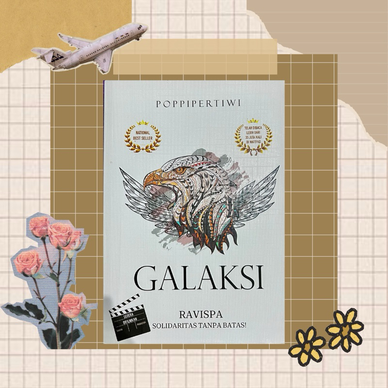 Novel preloved GALAKSI BY POPPIPERTIWI 100%ORI