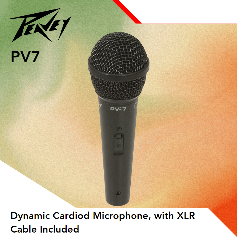 Microphone Kabel Peavey PV7 PV-7 PV 7 Include 5 Meter XLR to XLR Cable