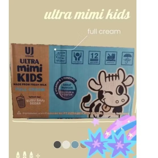 

Ultra mimi Kids Full Cream 125 ml x 40pcs